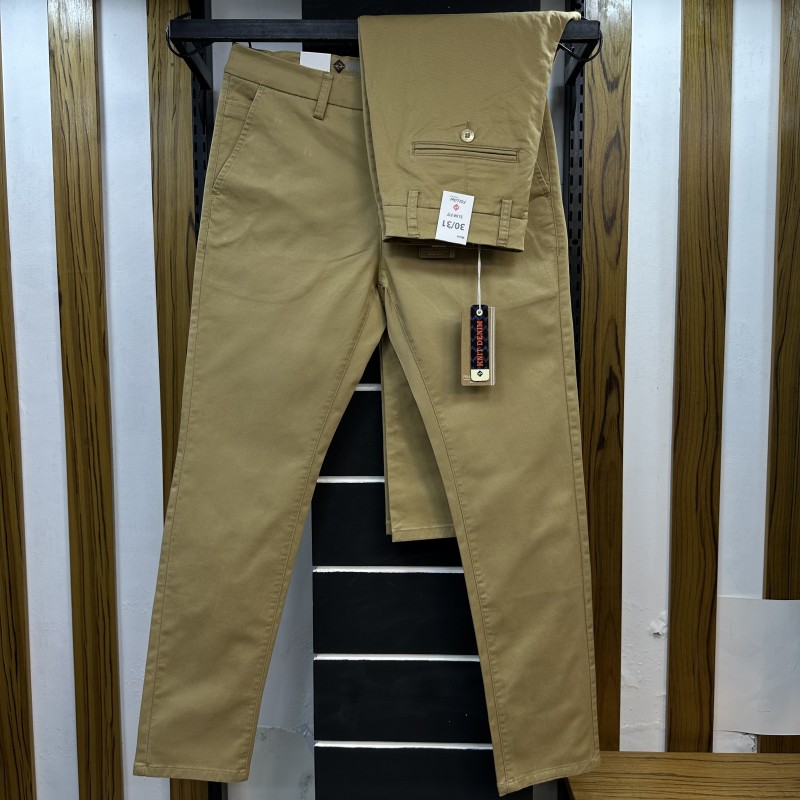 SLIM FIT GABARDINE 2017445L KHAKI