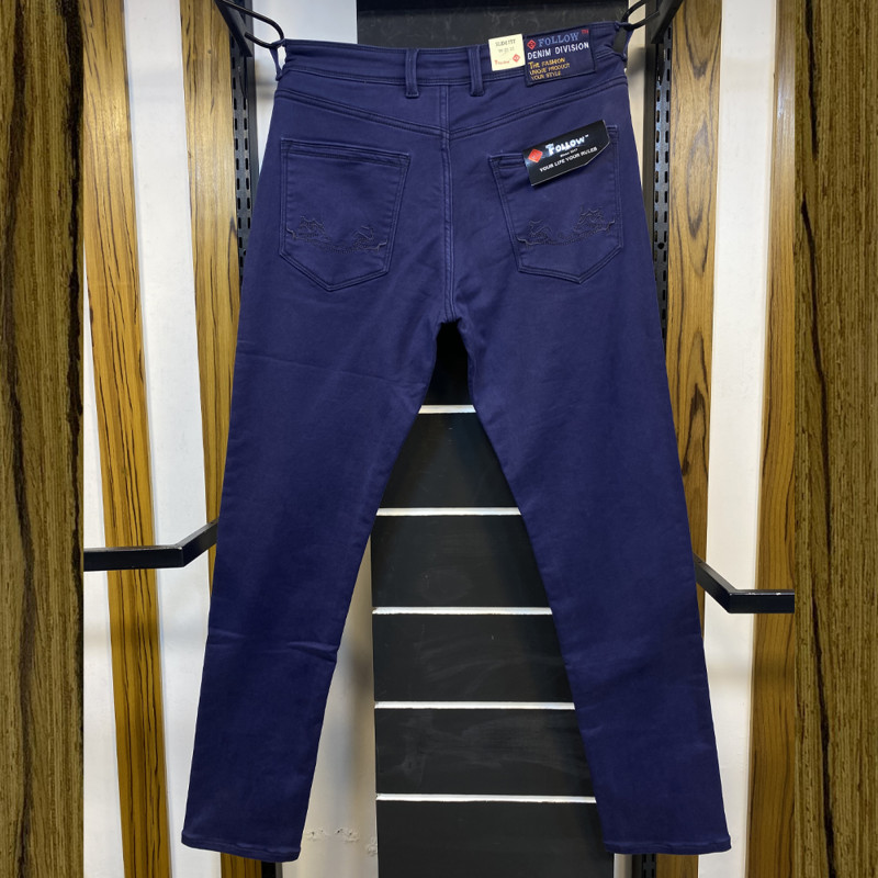 Premium Royal Blue Denim Jeans 78 Follow Fashion