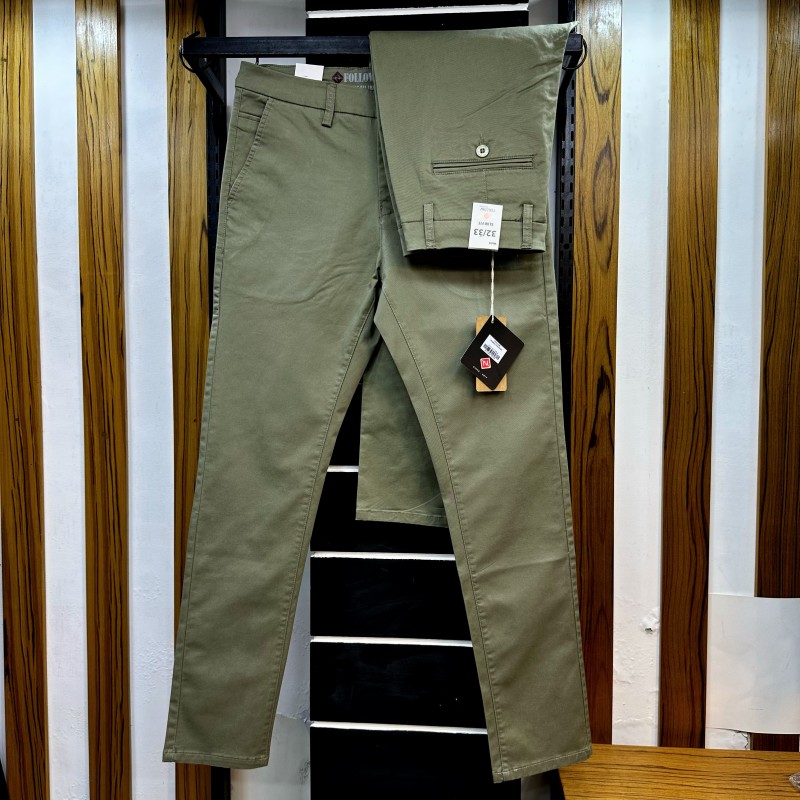 SLIM FIT Twill Pant 2017445L Olive