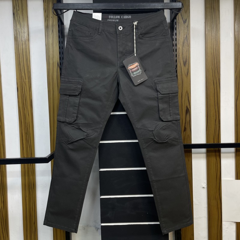 SLIM FIT CARGO PANT 2017458L GREY