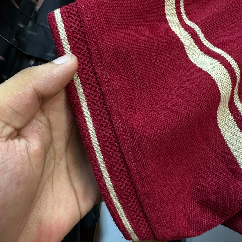 Luxury Yarn Dyeing PK Cotton Polo 2017PK24 Maroon