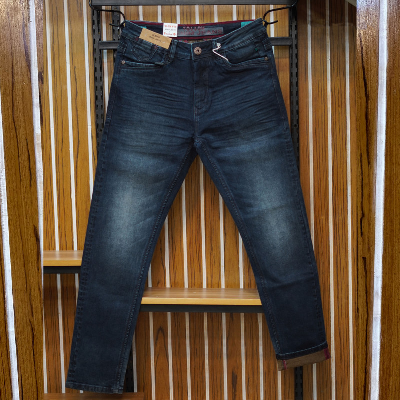 Premium Black Wash Denim Jeans 304