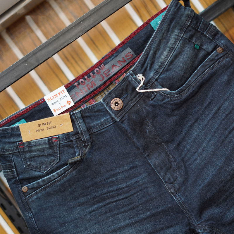 Premium Black Wash Denim Jeans 304