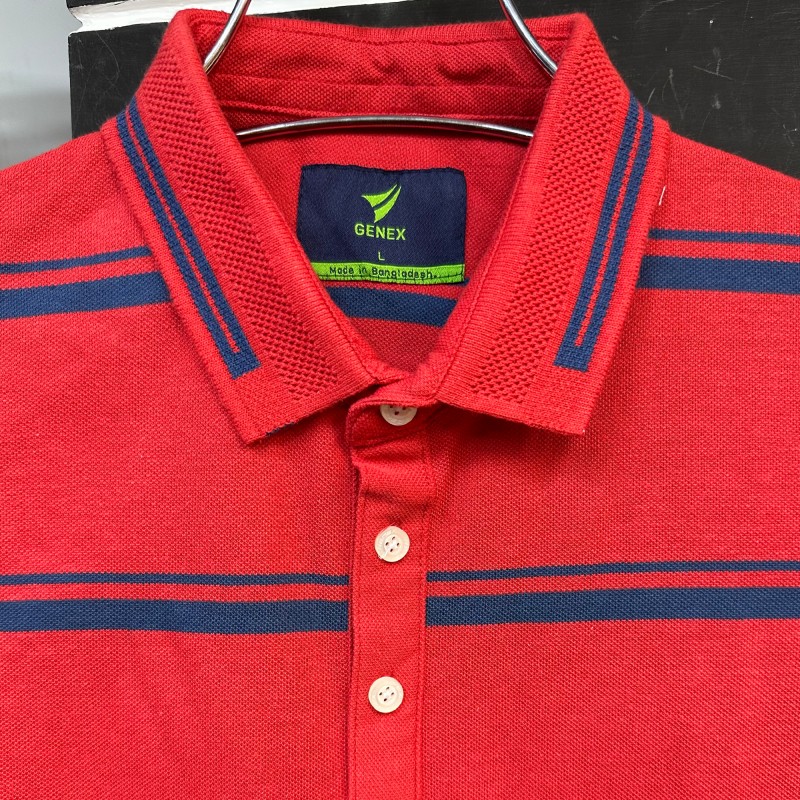 Luxury Yarn Dyeing PK Cotton Polo 2017PK24 Red