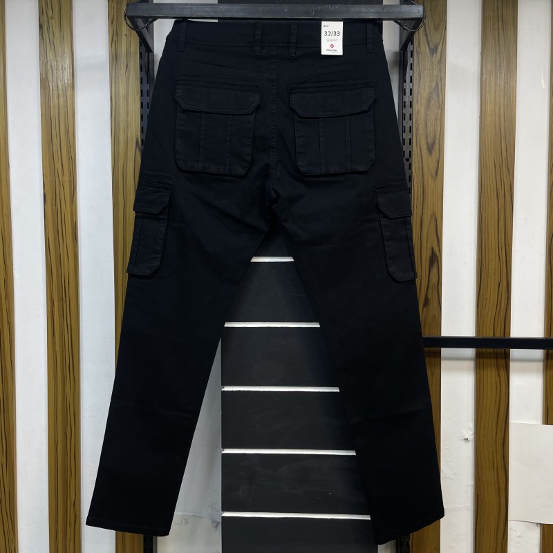 SLIM FIT CARGO PANT 2017458BLACK