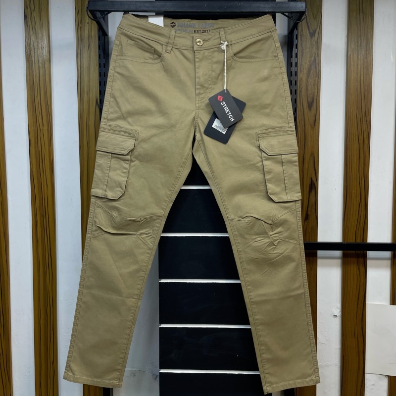 SLIM FIT CARGO PANT 2017458L KHAKI