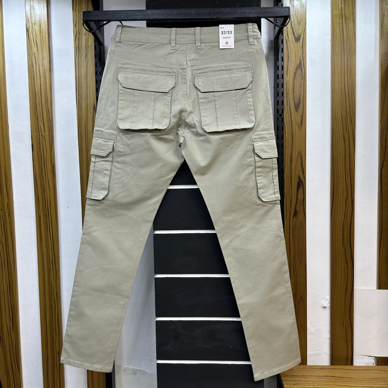 SLIM FIT Cargo Pant 2017444LIGHT BEIGE