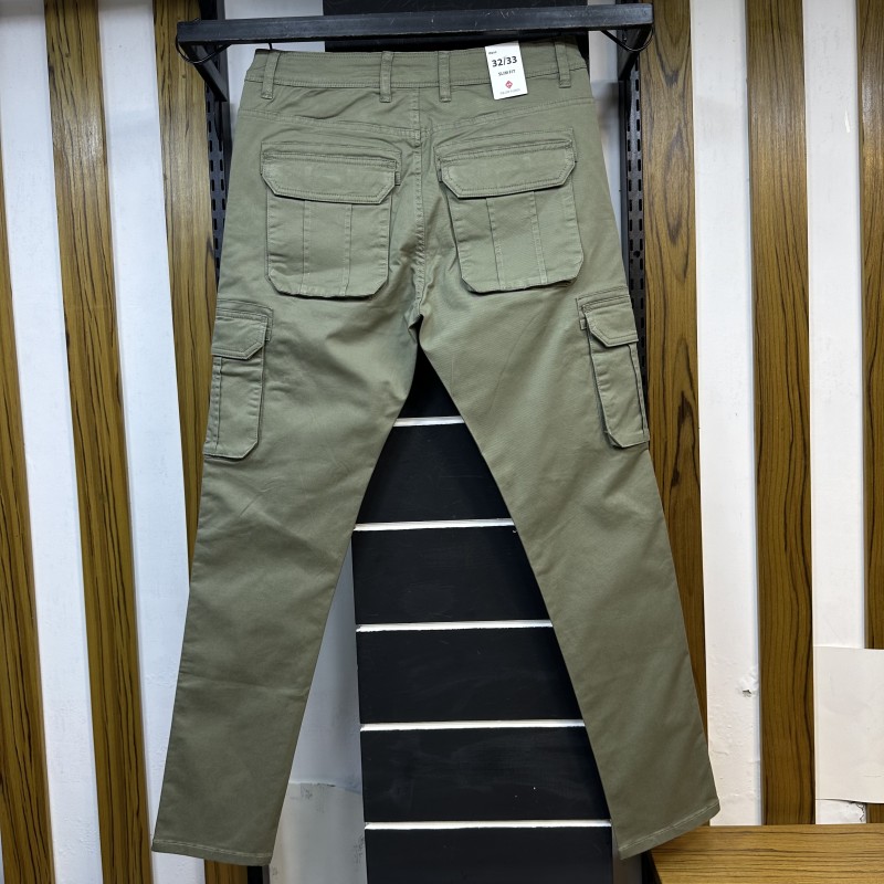 SLIM FIT CARGO PANT 2017444L OLIVE