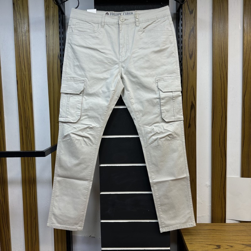 SLIM FIT Cargo Pant 408Of White