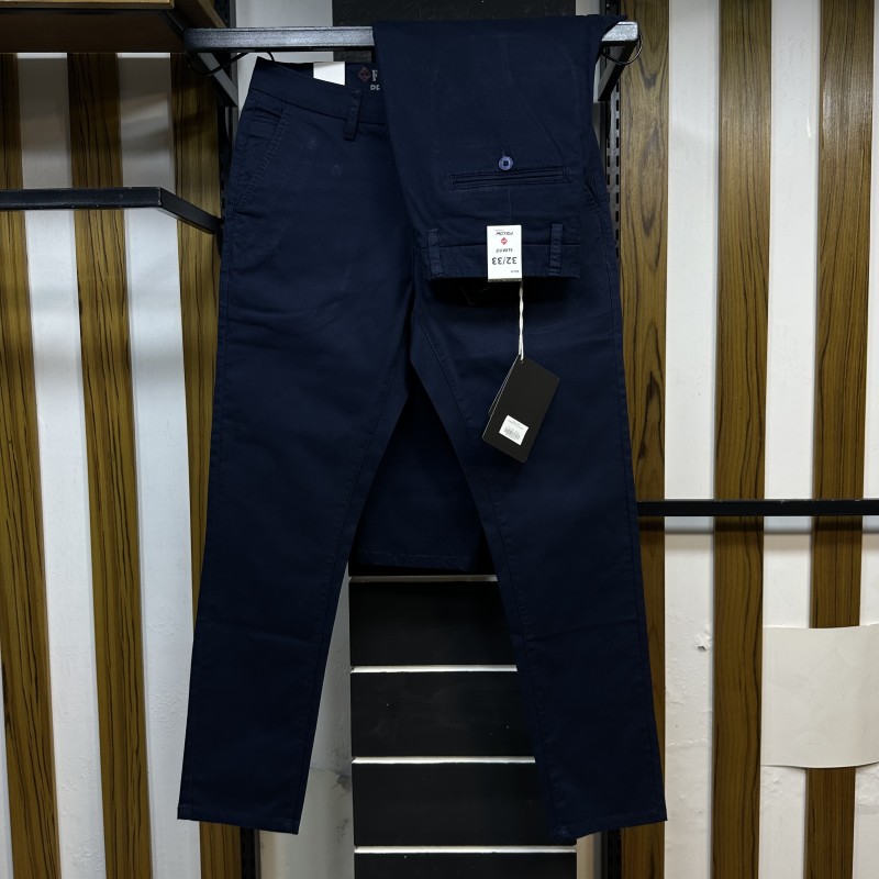 SLIM FIT GABARDINE 2017459Navy