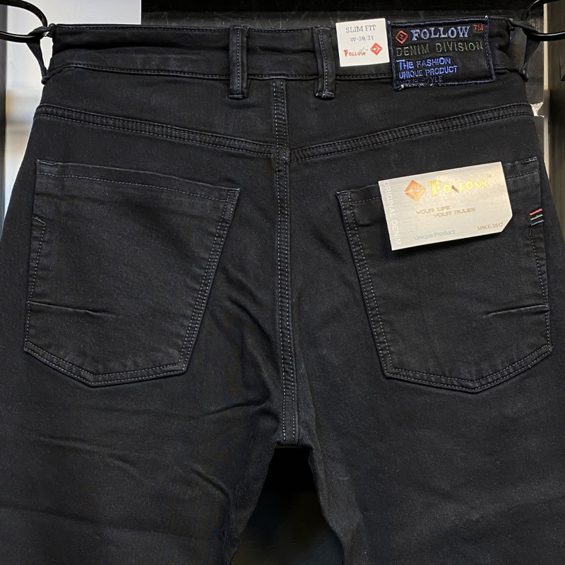 Premium Black Denim Jeans 219