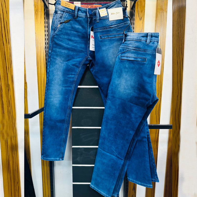 Premium Blue Denim Fashion Jeans 300