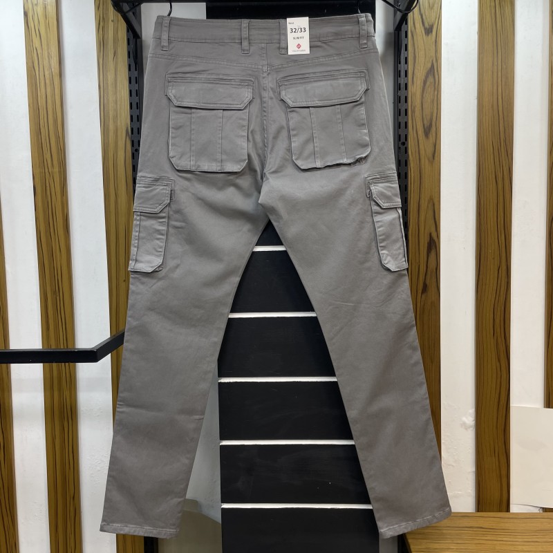 SLIM FIT Cargo Pant 2017431SilverGrey