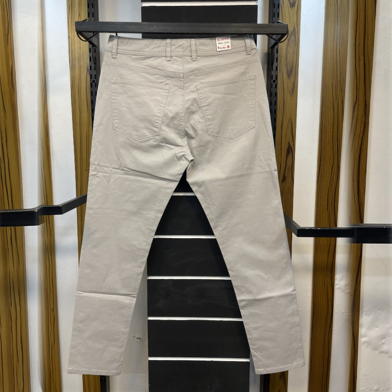 Men's Slim-Fit Broken Twill 5 Pocket Pants 322 Silver