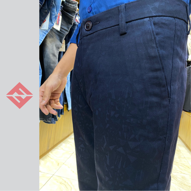 Men's Slim-Fit Chino Premium Gabardine Pants 291 Navy