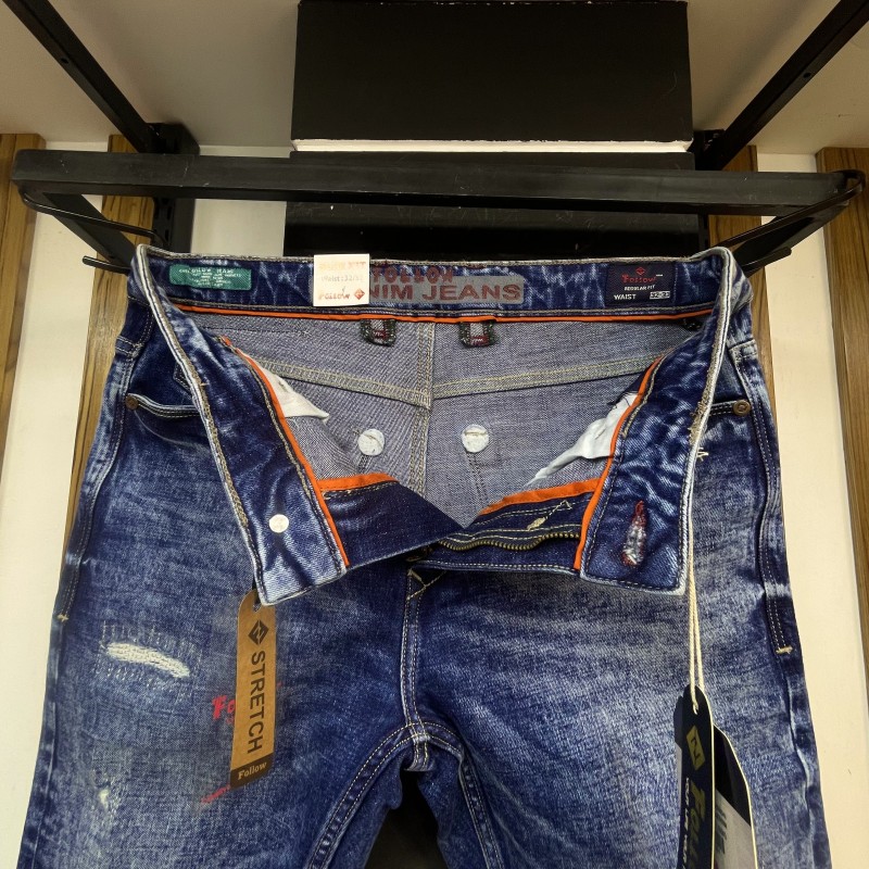 Premium Blue Wash Denim Jeans 331