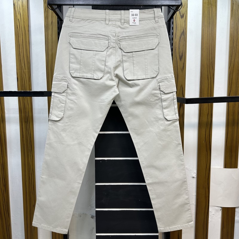 Six Pocket cargo Pant 2017465 c white