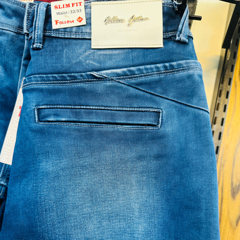 Premium Blue Denim Fashion Jeans 300