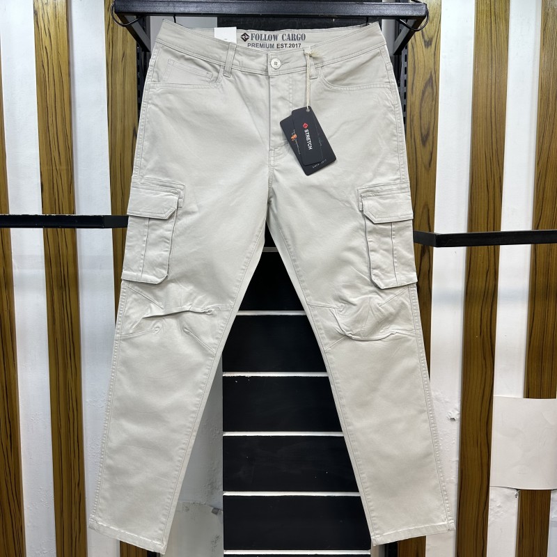 Six Pocket cargo Pant 2017465 c white