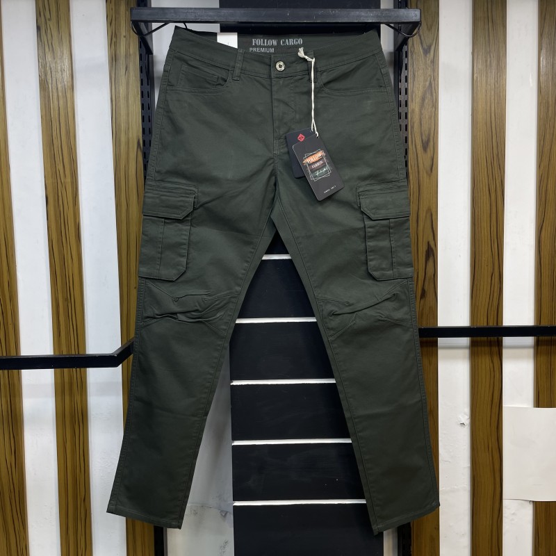 SLIM FIT CARGO PANT 2017458D OLIVE