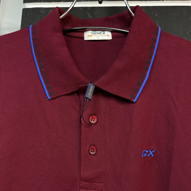 Premium Double PK Cotton Polo 2017PK27 Maroon