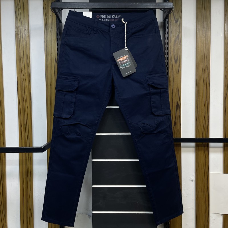 SLIM FIT CARGO PANT 2017458 NAVY