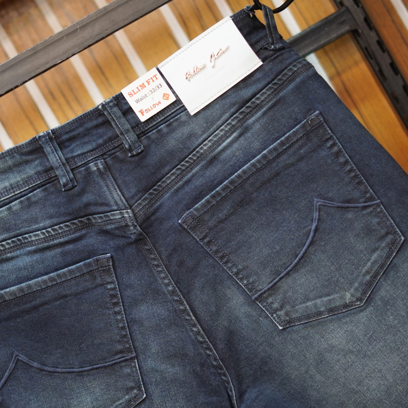 Premium Black Wash Denim Jeans 304